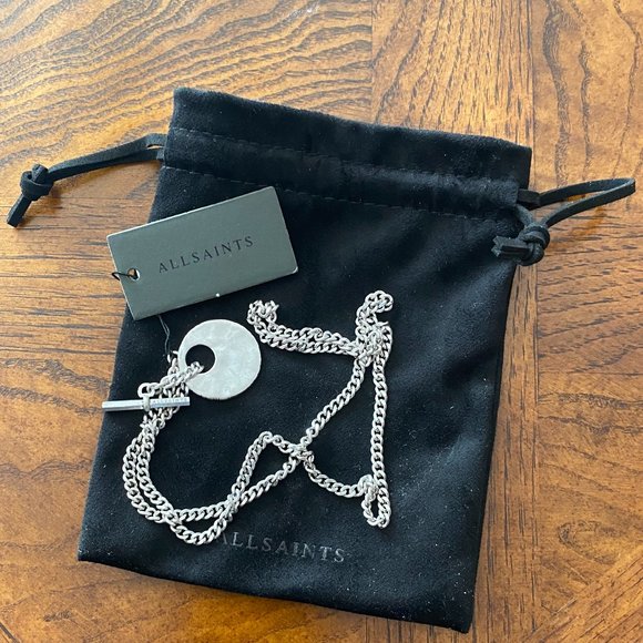 Brand New With Tags ALL SAINTS Men's Necklace - Picture 1 of 12